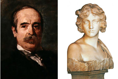 Francesco Jerace e busto Nosside